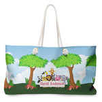 Animals Large Tote Bag with Rope Handles (Personalized)
