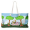 Animals Large Rope Tote Bag - Front View