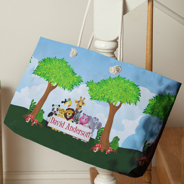 Animals Large Rope Tote - Life Style