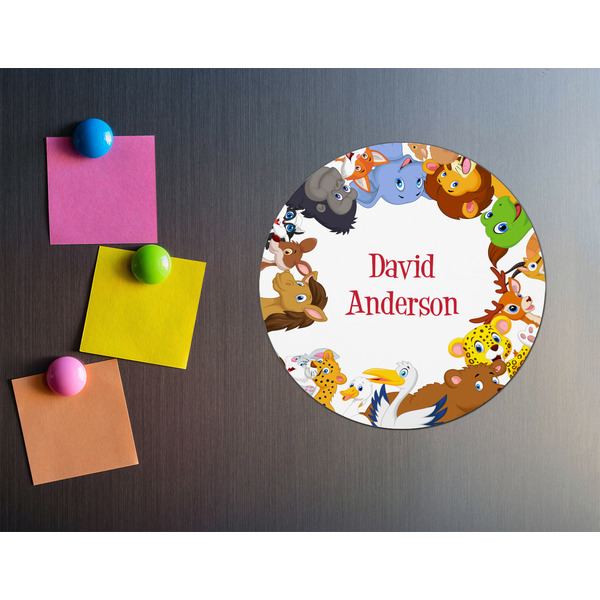 Animals Round Fridge Magnet - LIFESTYLE
