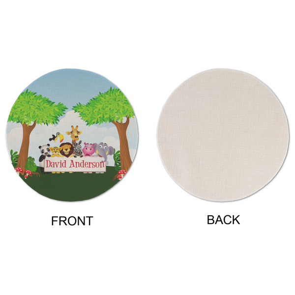 Animals Round Linen Placemats - APPROVAL (single sided)