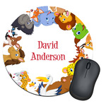 Animals Round Mouse Pad (Personalized)