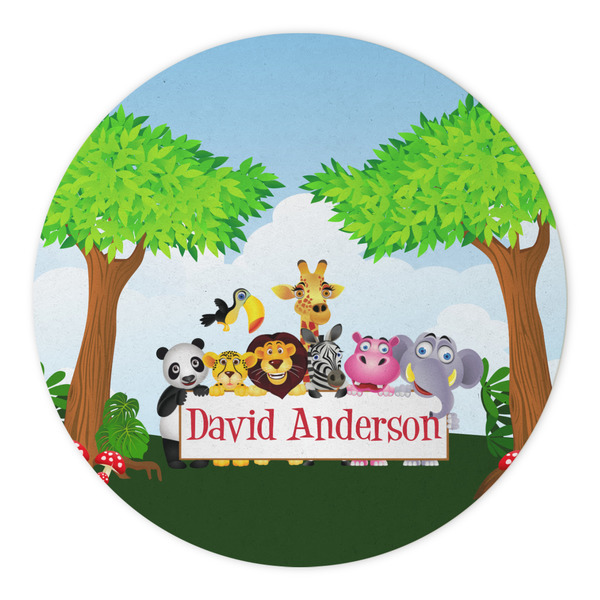 Animals Round Paper Coaster - Approval