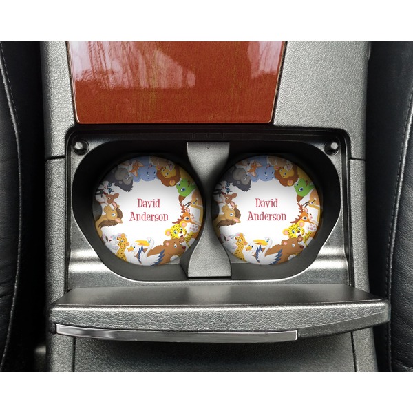 Animals Sandstone Car Coaster - In Cup Holder