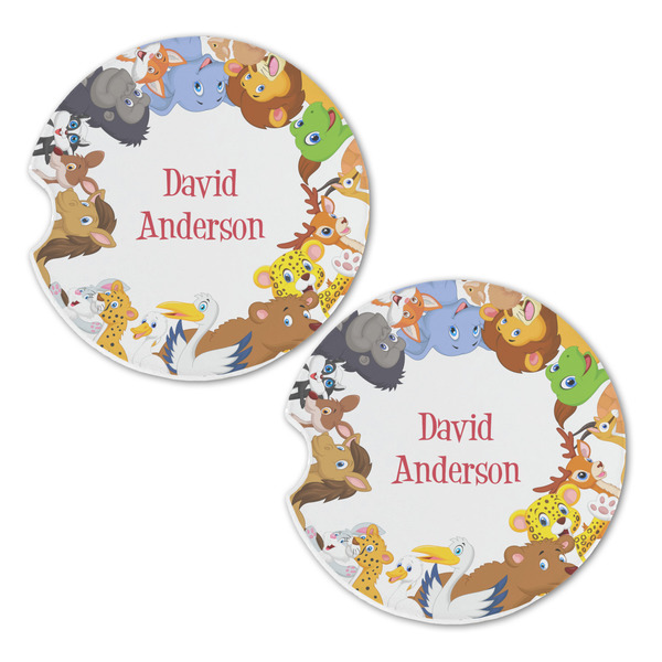 Animals Sandstone Car Coasters - Set of 2