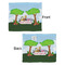 Animals Security Blanket - Front & Back View