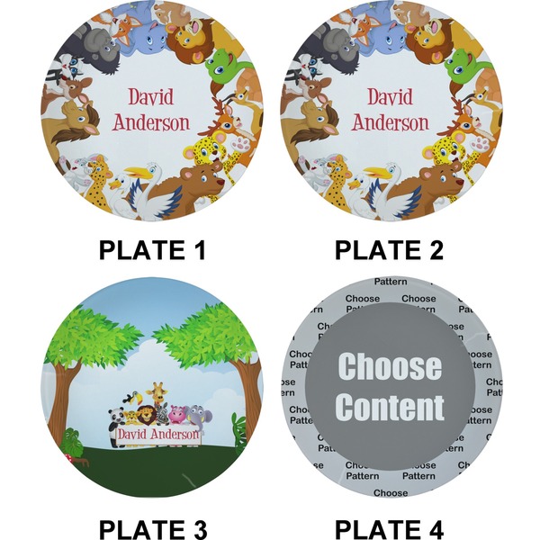 Animals Set of Appetizer / Dessert Plates (Approval)