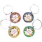 Animals Wine Charms (Set of 4) (Personalized)