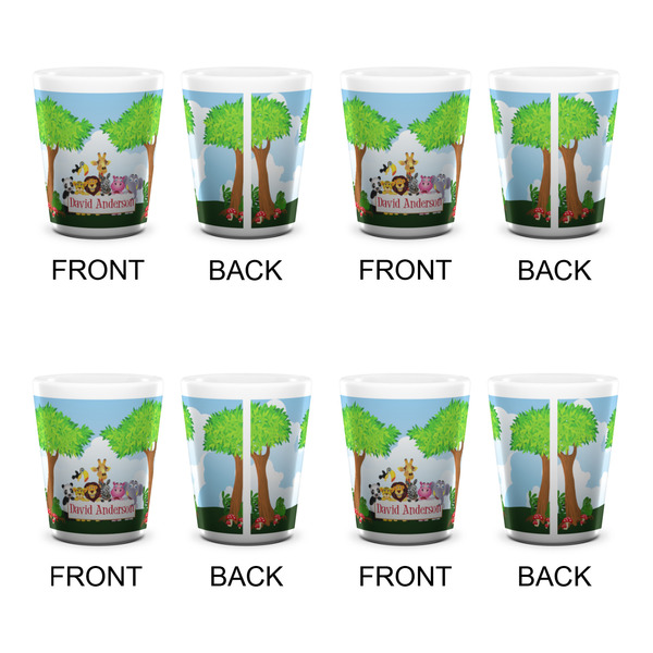 Animals Shot Glass - White - Set of 4 - APPROVAL