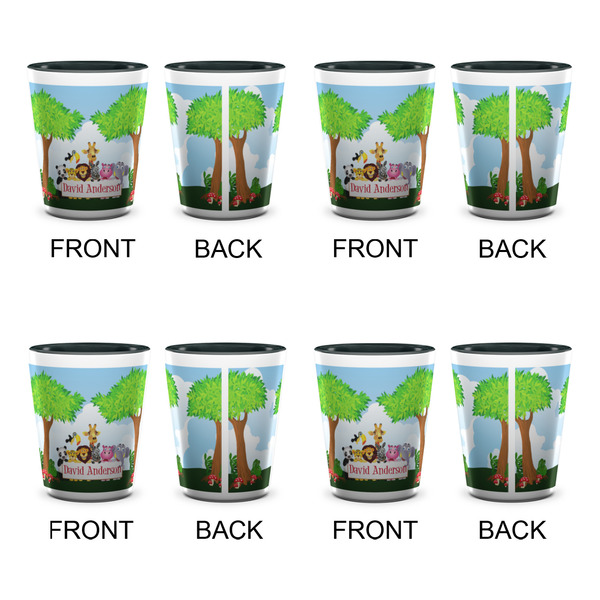 Animals Shot Glassess - Two Tone - Set of 4 - APPROVAL