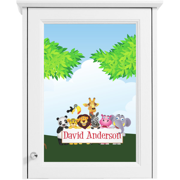 Animals Single White Cabinet Decal