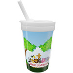 Animals Sippy Cup with Straw (Personalized)