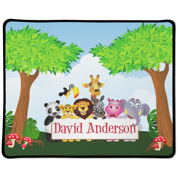 Custom Animals Large Gaming Mouse Pad - 12.5" x 10" (Personalized)