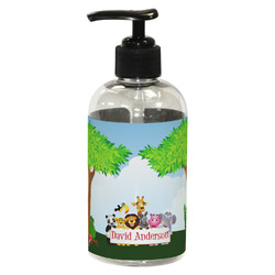 Animals Plastic Soap / Lotion Dispenser (8 oz - Small - Black) (Personalized)