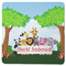 Animals Square Rubber Backed Coaster (Personalized)