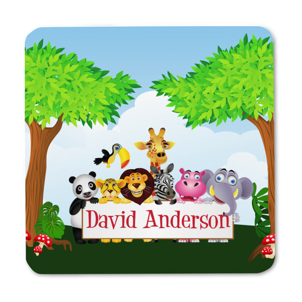 Animals Square Fridge Magnet - FRONT