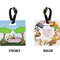 Animals Square Luggage Tag (Front + Back)