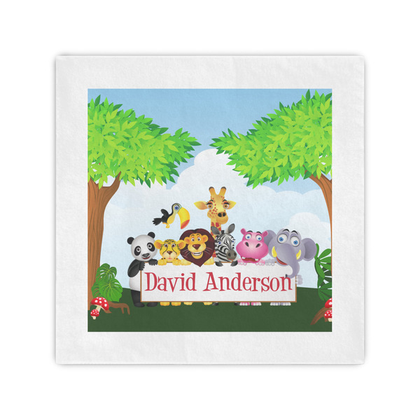 Custom Animals Cocktail Napkins (Personalized)