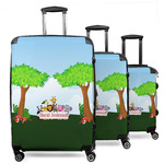 Animals 3 Piece Luggage Set - 20" Carry On, 24" Medium Checked, 28" Large Checked (Personalized)