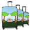 Animals 3 Piece Luggage Set - 20" Carry On, 24" Medium Checked, 28" Large Checked (Personalized)