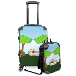 Animals Kids 2-Piece Luggage Set - Suitcase & Backpack (Personalized)