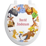 Animals Toilet Seat Decal (Personalized)