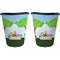 Animals Trash Can Black - Front and Back - Apvl