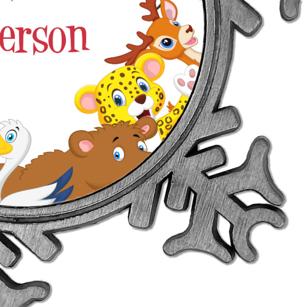 Animals Vintage Snowflake - Detail