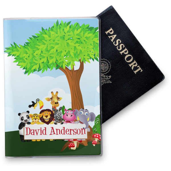 Custom Animals Vinyl Passport Holder w/ Name or Text