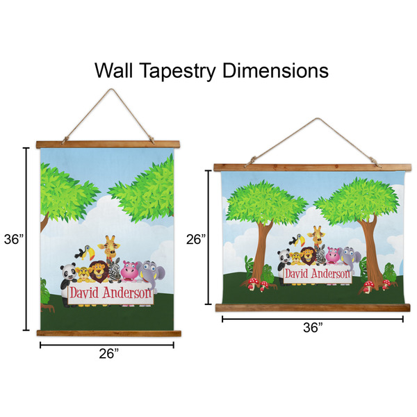 Animals Wall Hanging Tapestries - Parent/Sizing