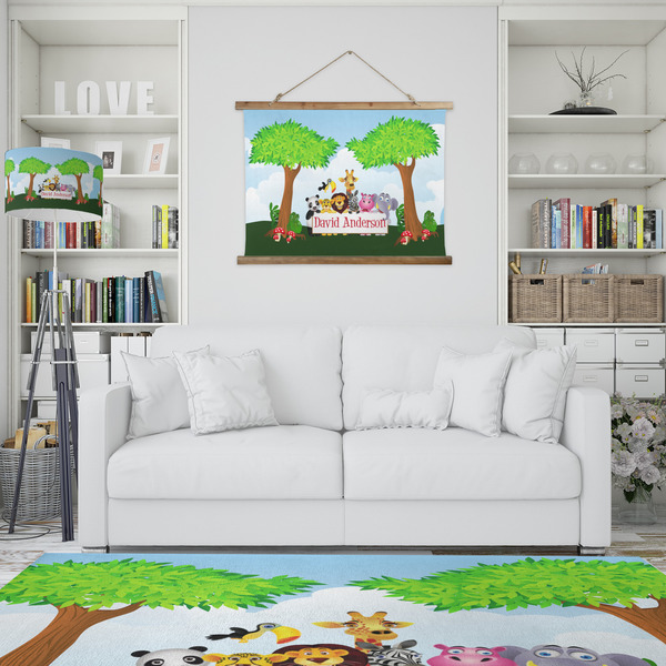 Animals Wall Hanging Tapestry - IN CONTEXT
