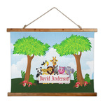 Animals Wall Hanging Tapestry - Wide (Personalized)