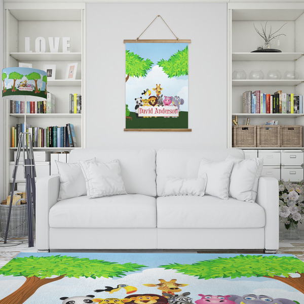 Animals Wall Hanging Tapestry - Portrait - IN CONTEXT