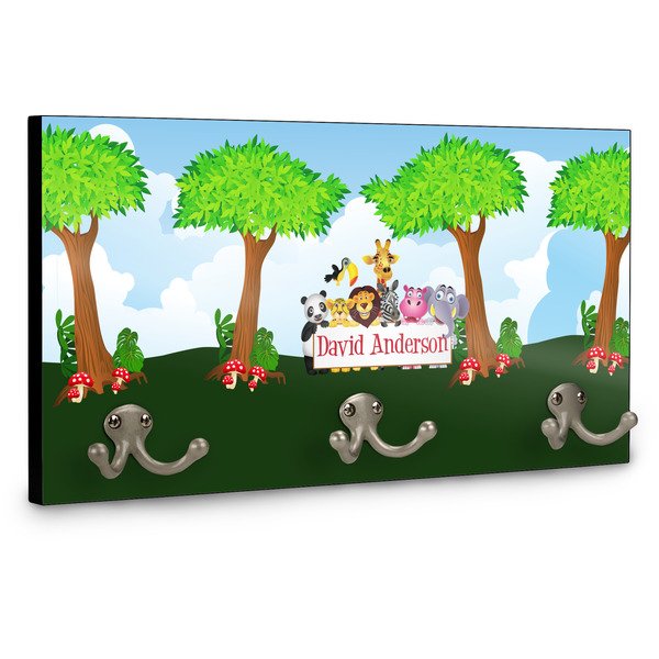 Animals Wall Mounted Coat Hanger - Side View