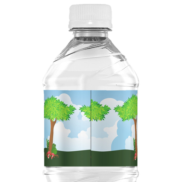 Animals Water Bottle Label - Back View