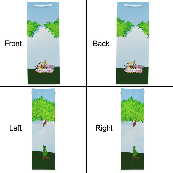 Animals Wine Gift Bag - Gloss - Approval