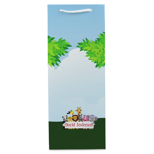 Animals Wine Gift Bag - Gloss - Front