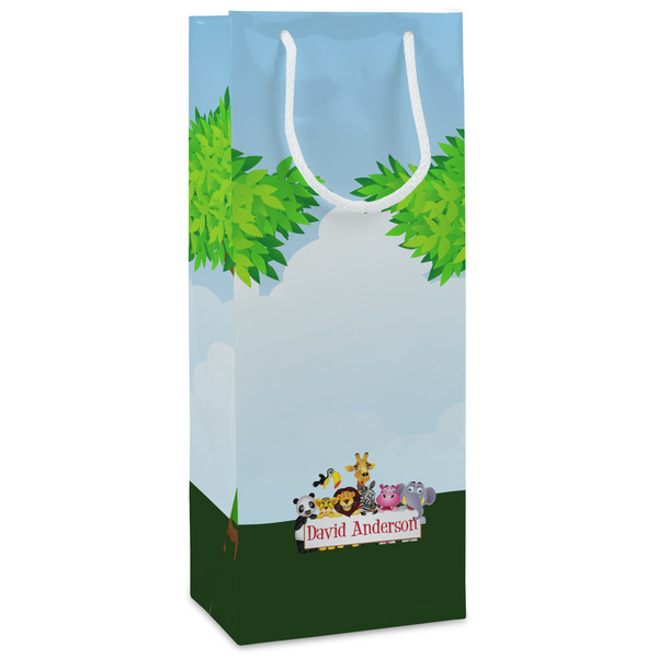 Custom Animals Wine Gift Bags (Personalized)