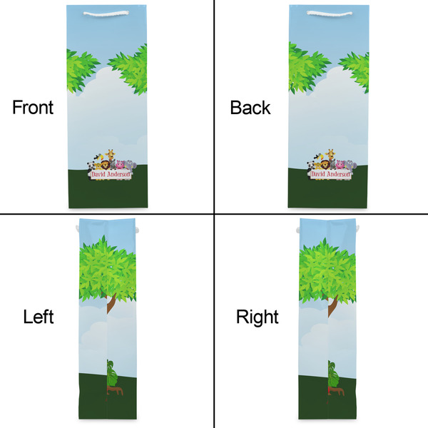 Animals Wine Gift Bag - Matte - Approval