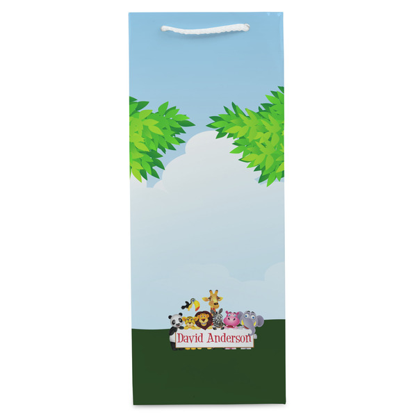 Animals Wine Gift Bag - Matte - Front