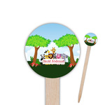 Animals Round Wooden Food Picks (Personalized)