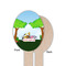 Animals Wooden Food Pick - Oval - Single Sided - Front & Back