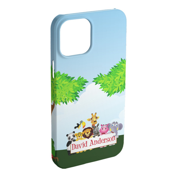 Custom Animals iPhone Case - Plastic - iPhone 15 Pro Max (Personalized)