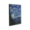 The Starry Night (Van Gogh 1889) 11x14 Wood Print - Angle View