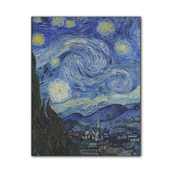 The Starry Night (Van Gogh 1889) Wood Print - 11x14