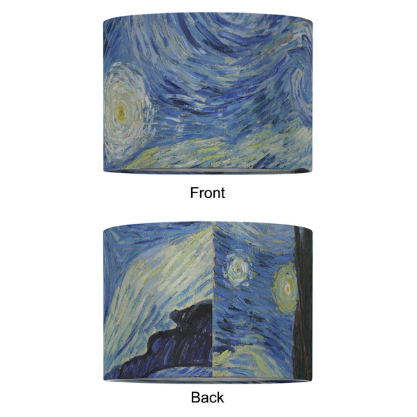 The Starry Night (Van Gogh 1889) 12" Drum Lampshade - APPROVAL (Fabric)