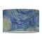 The Starry Night (Van Gogh 1889) 12" Drum Lampshade - FRONT (Poly Film)