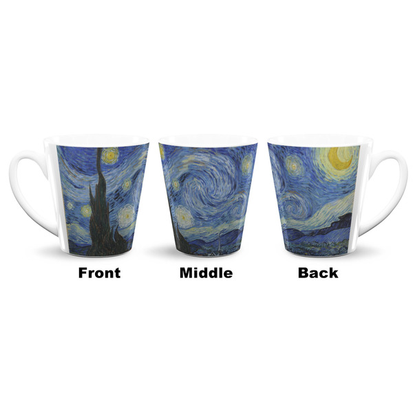 The Starry Night (Van Gogh 1889) 12 Oz Latte Mug - Approval