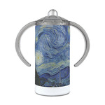 The Starry Night (Van Gogh 1889) 12 oz Stainless Steel Sippy Cup