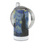 The Starry Night (Van Gogh 1889) 12 oz Stainless Steel Sippy Cups - FULL (back angle)